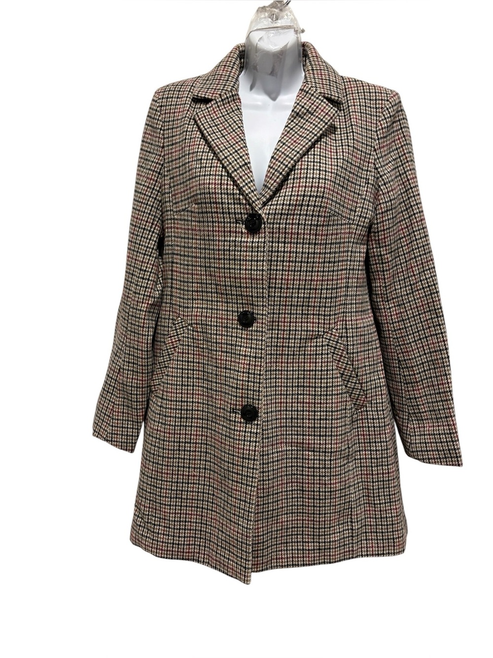 MARALYN & ME Women’s Houndstooth Coat Winter Fall Size Medium